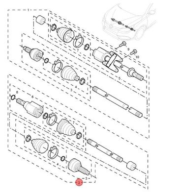 Autoteile Kugellager OE 10163431 für MG 5/MG5-17/MG-GT/Roewe 350 Auto Chassis Teile