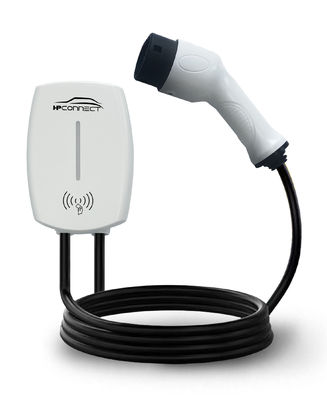 angepasste Farben GB Standard AC Ausgangsstrom 3.5kw/7kw EV Ladestation an der Wand