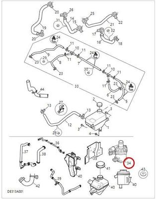 Originalmetallische elektrische Wasserpumpe für Maxus G10 T60/T70 T90 G20 D90 2020- C00100232