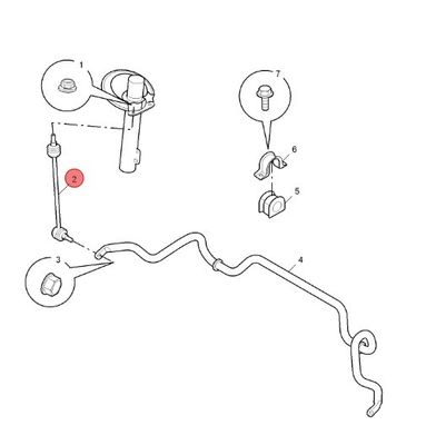 Steuerung der Vorderfederung Arm-Link-Stabilisator für MG 6/Rowe 550/Rowe 550-12 30000178