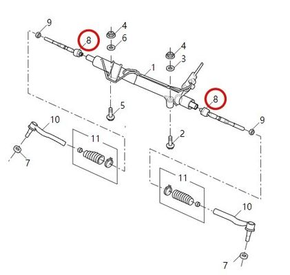 Vorderaufstellende Endseite Innere Schnürstange für V80 Maxus A80/EV80/RV80B